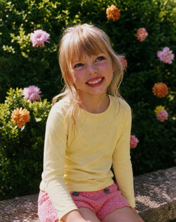 Toddler Girls LS Basic Stretch Tee