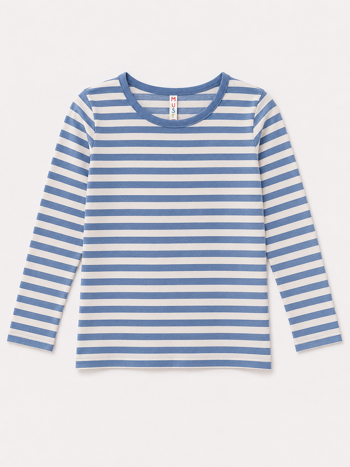 Toddler Girls LS Striped Tee