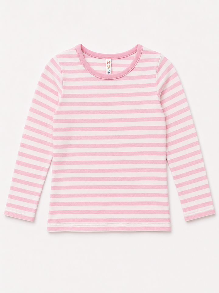 Toddler Girls LS Striped Tee