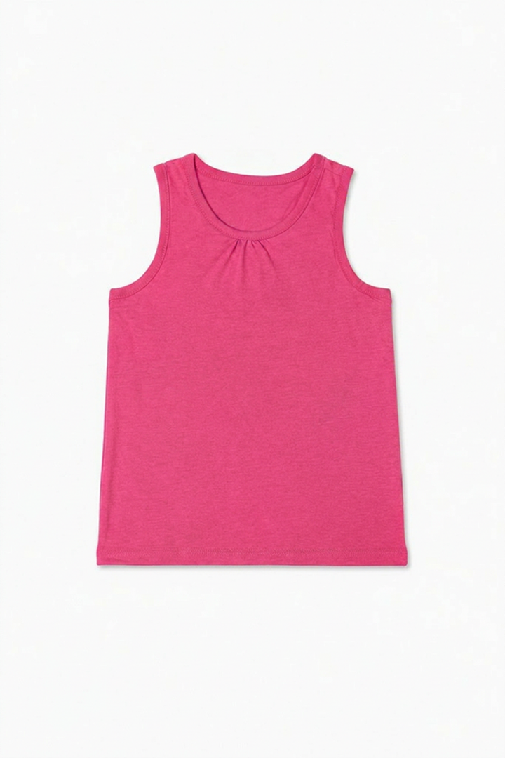 Toddler Girls Ruched Front Tanktop