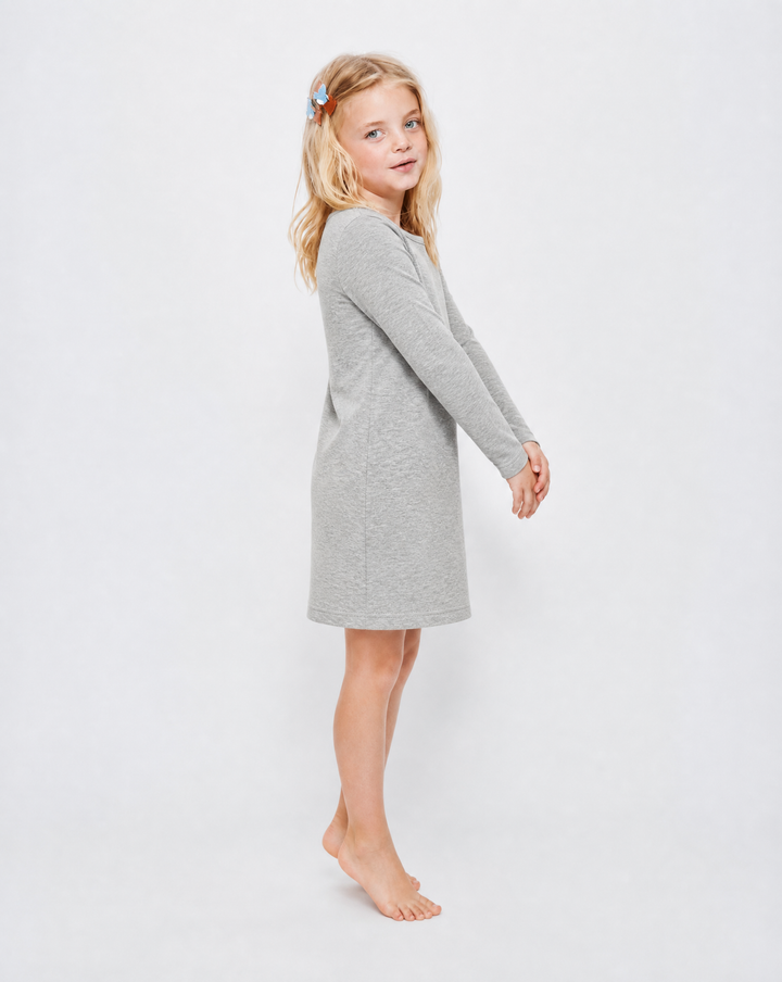 Toddler Girls Basic LS Dress