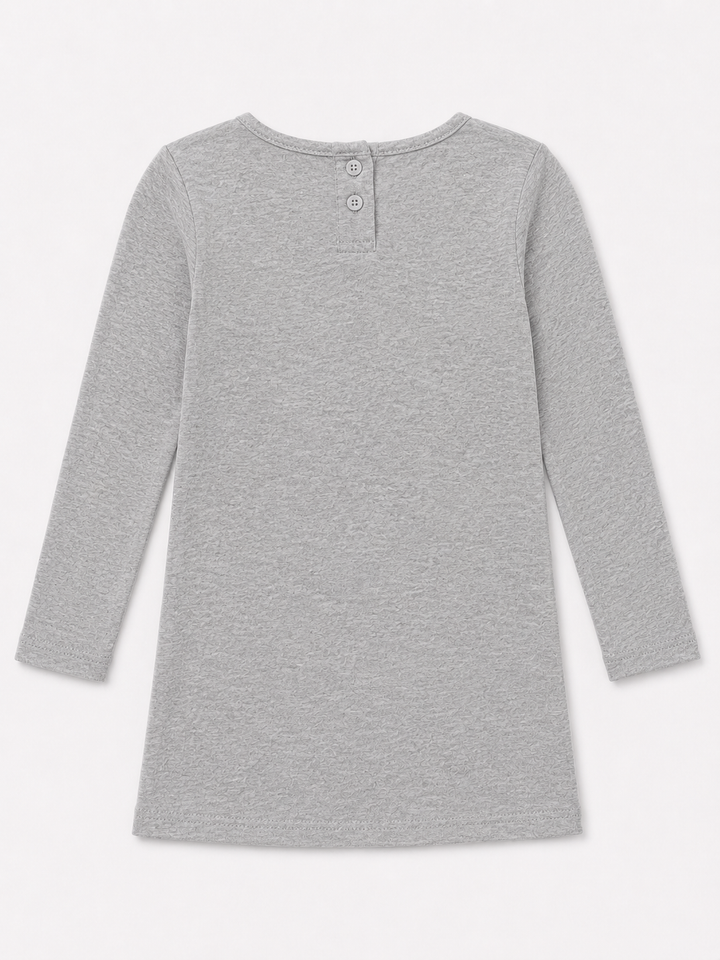Toddler Girls Basic LS Dress