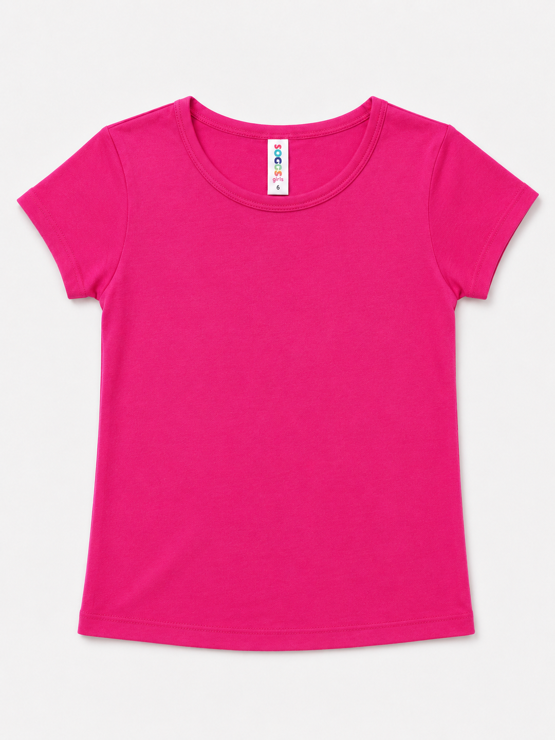 Toddler Girls Basic Cotton Tee