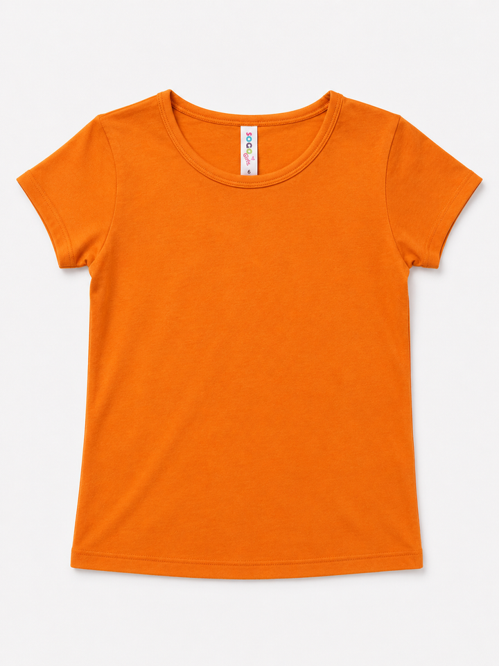 Toddler Girls Basic Cotton Tee