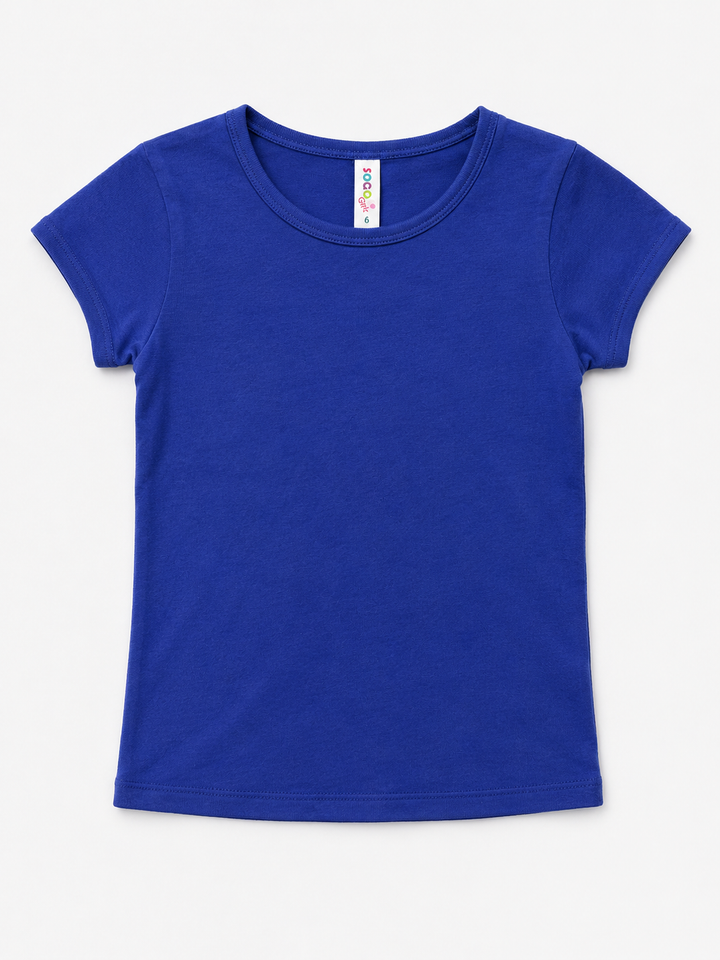 Toddler Girls Basic Cotton Tee