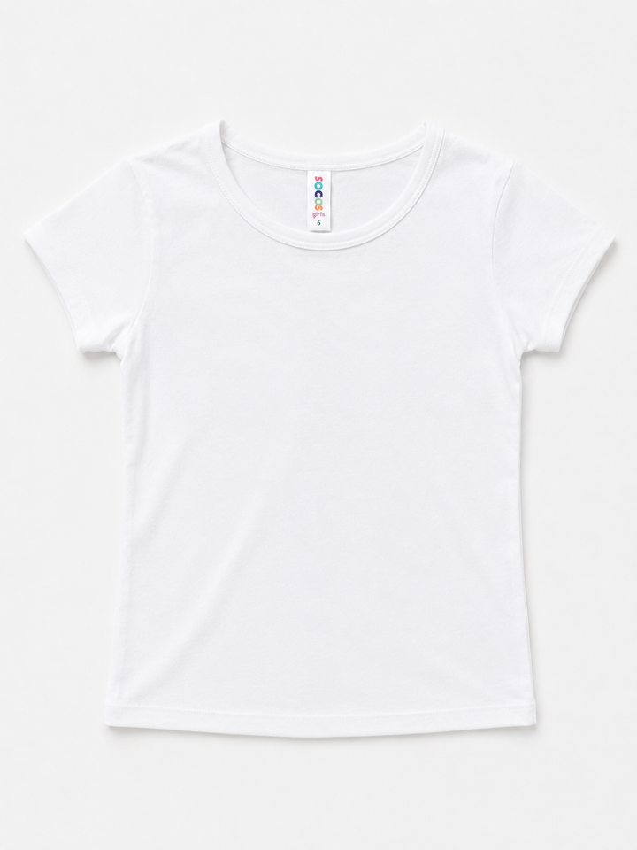 Toddler Girls Basic Cotton Tee