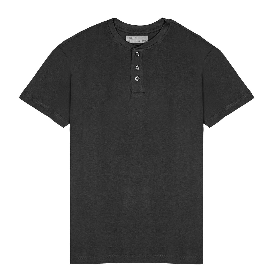 CORE COLLECTIVE PRIME LUXURY CLASSIC HENLEY SS TEE