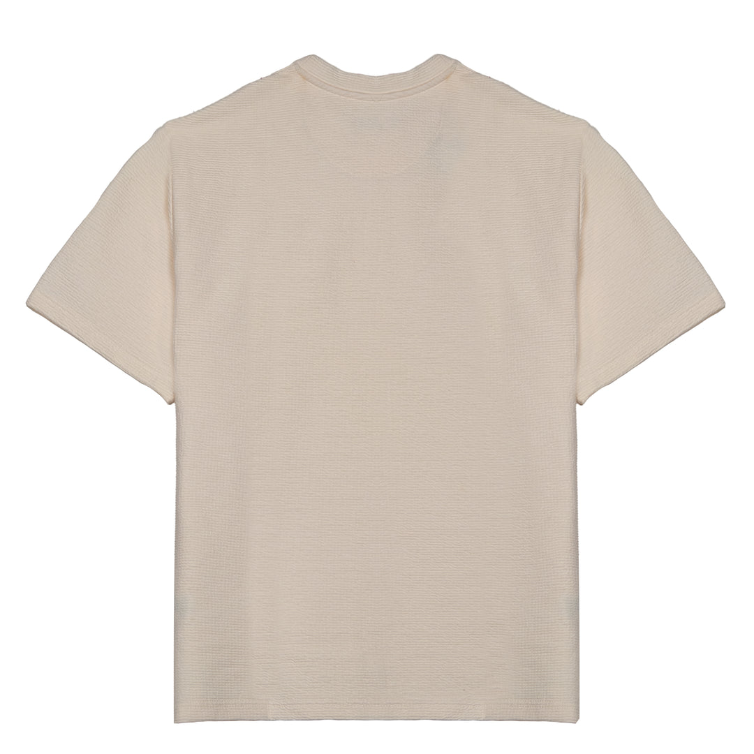 CORE COLLECTIVE CLARITY FLATBACK CRINKLE KNIT SS TEE