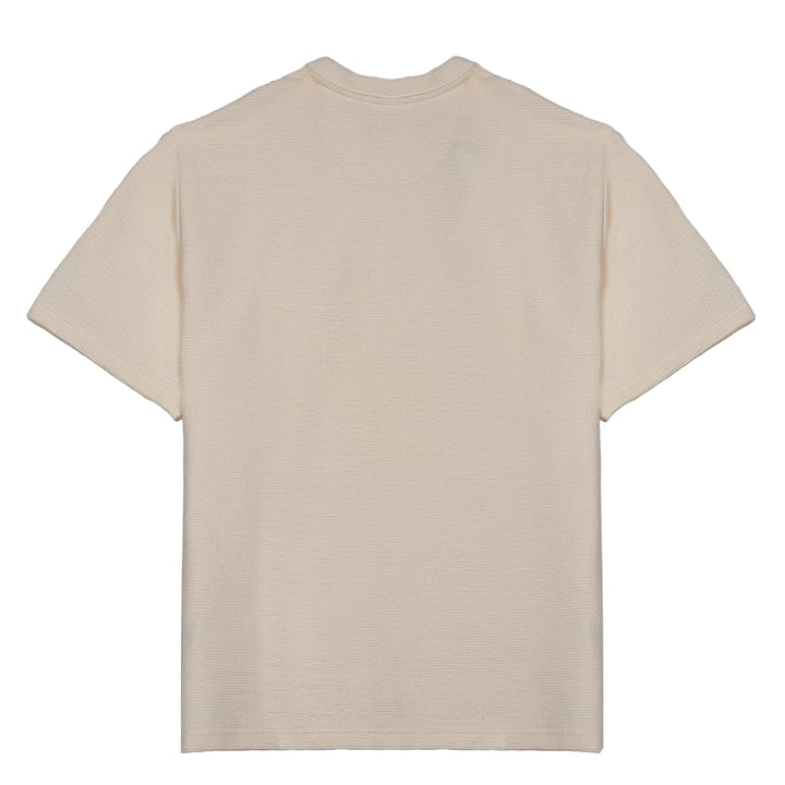 CORE COLLECTIVE CLARITY FLATBACK CRINKLE KNIT SS TEE
