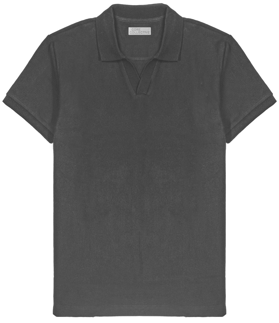 CORE COLLECTIVE PIVOT VERTICAL OTTOMAN SS VNECK POLO