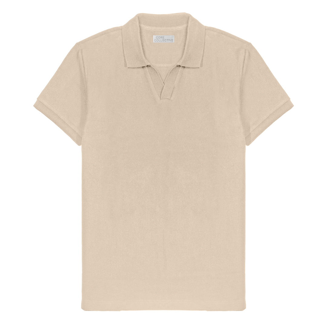 CORE COLLECTIVE PIVOT VERTICAL OTTOMAN SS VNECK POLO