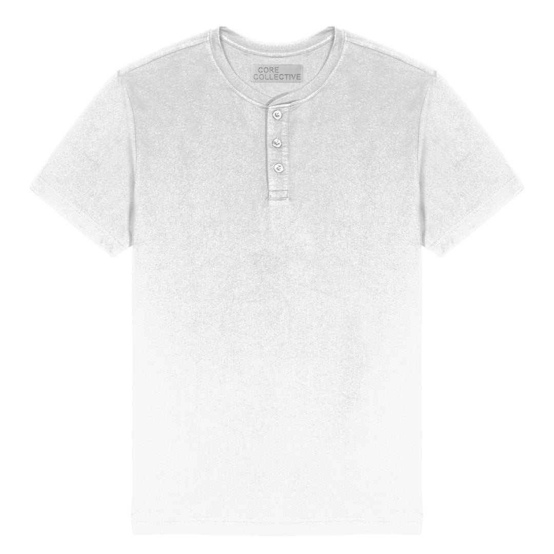CORE COLLECTIVE TRANSIT POLY BLEND SS HENLEY TEE