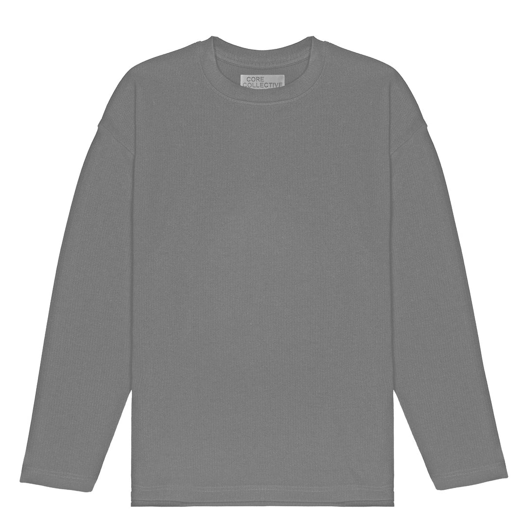 CORE COLLECTIVE CONCRETE JUNGLE FLATBACK RIBBED LS TEE