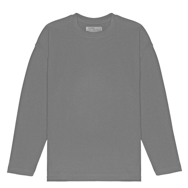 CORE COLLECTIVE CONCRETE JUNGLE FLATBACK RIBBED LS TEE