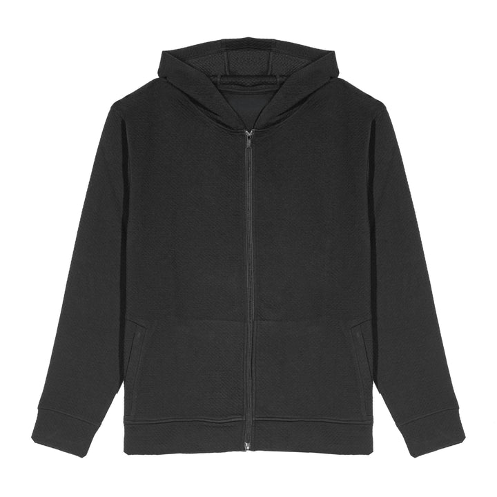 CORE COLLECTIVE SKYLINE TEXTURED ZIP UP HOODIE
