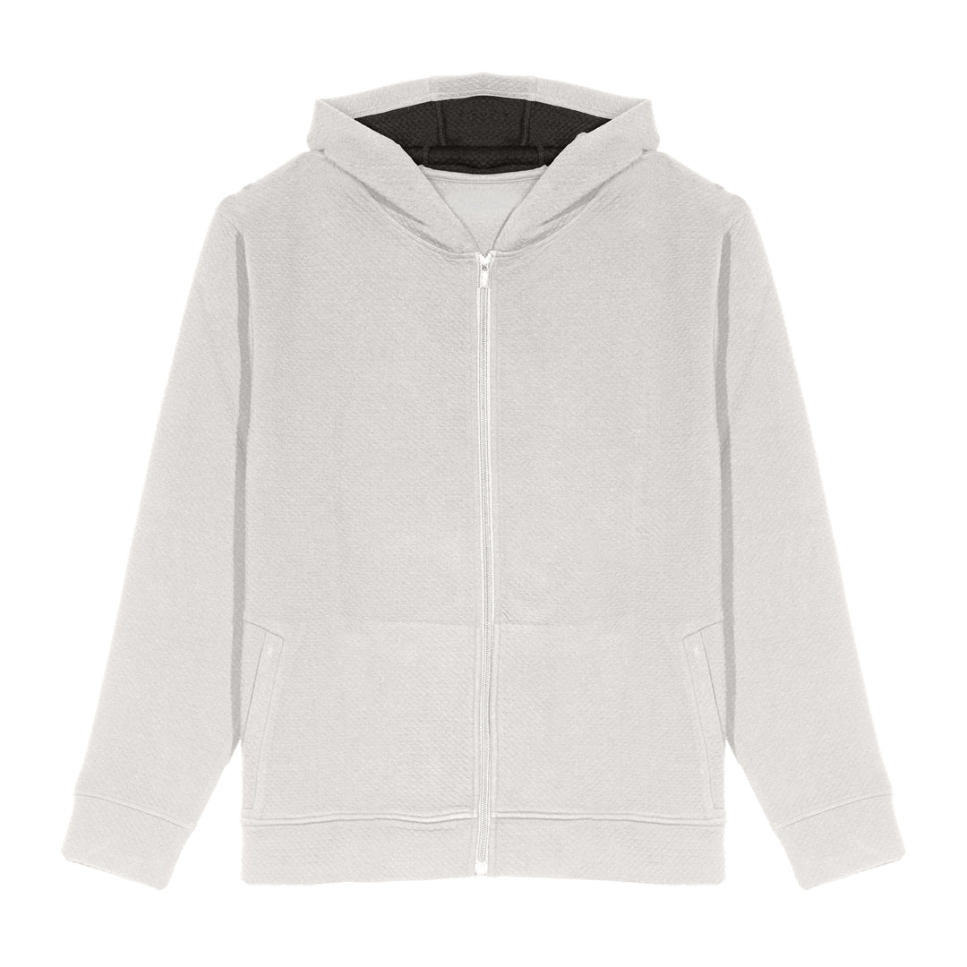 CORE COLLECTIVE SKYLINE TEXTURED ZIP UP HOODIE