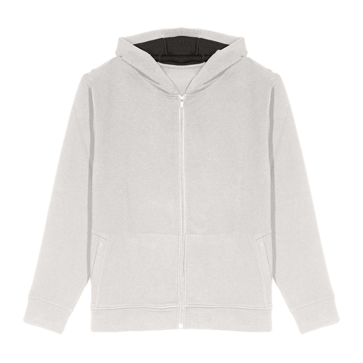 CORE COLLECTIVE SKYLINE TEXTURED ZIP UP HOODIE