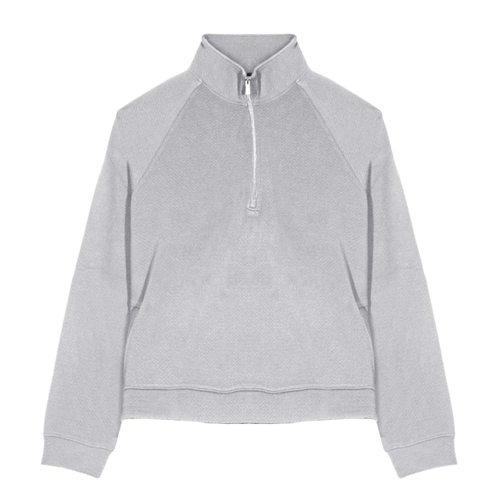 CORE COLLECTIVE SKYLINE TEXTURED ¼ ZIP MOCKNECK