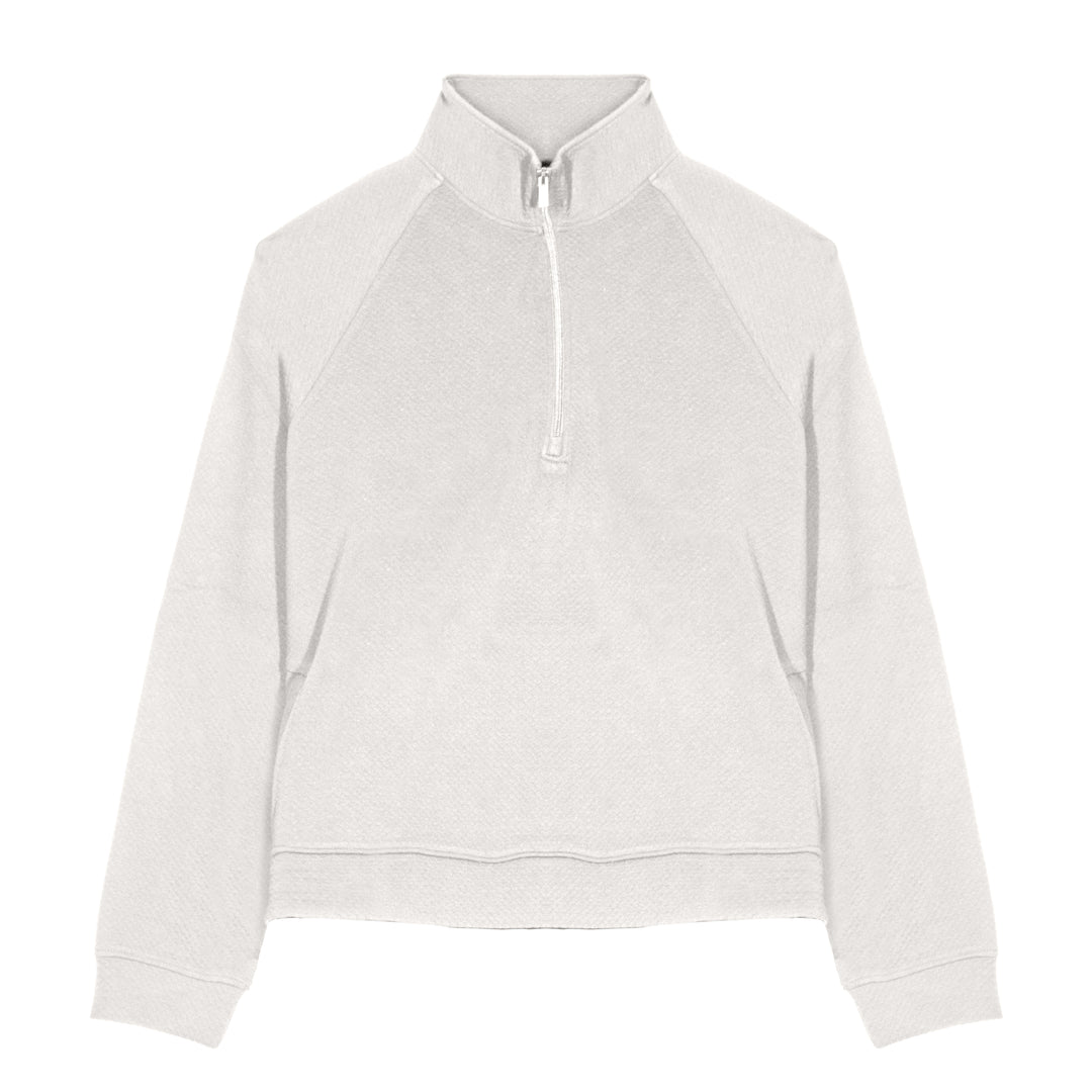 CORE COLLECTIVE SKYLINE TEXTURED ¼ ZIP MOCKNECK