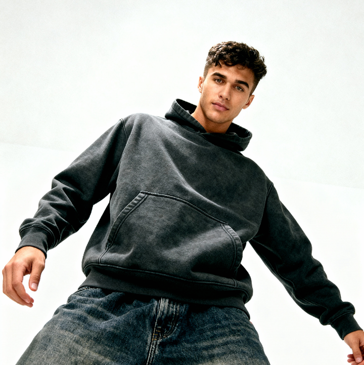 CORE COLLECTIVE GRASSROOTS LIQUID WASH PULLOVER HOODIE