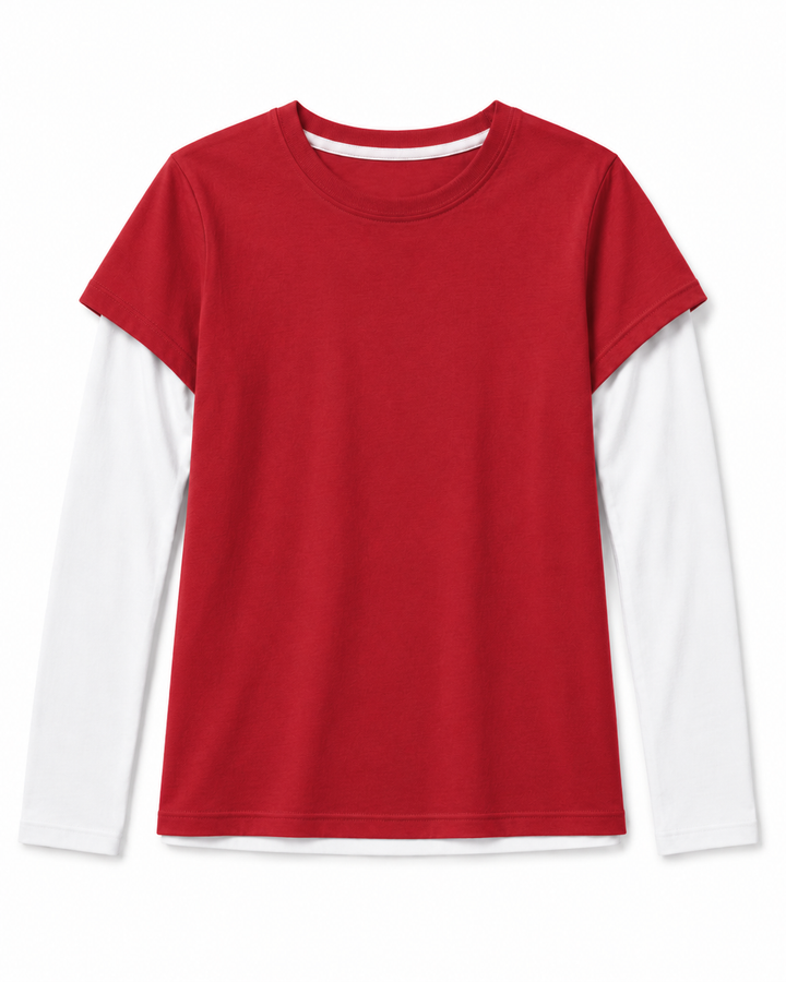 NONBRANDED YOUTH GIRLS RAGLAN LS TEE