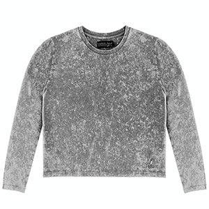 Kangol Women's Acid Wash Long Sleeve Shirt