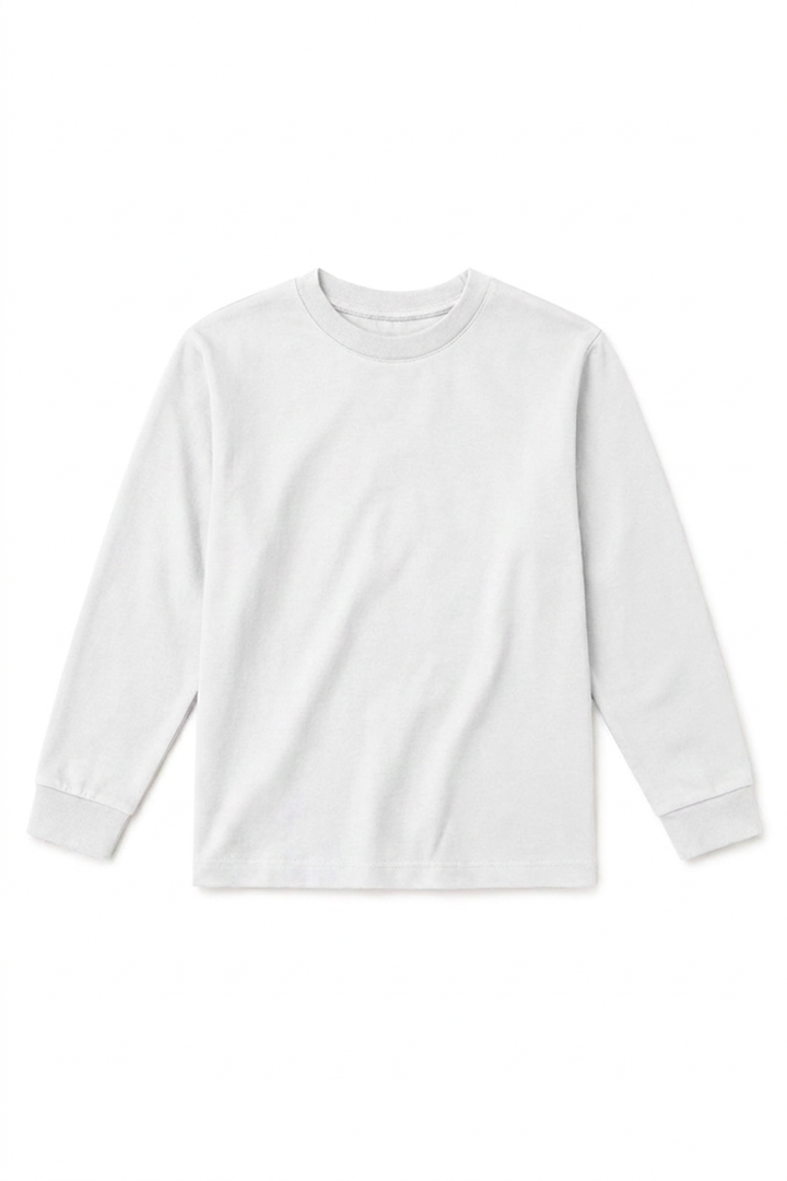 Youth Boys Basic Cuff Long Sleeve Tee