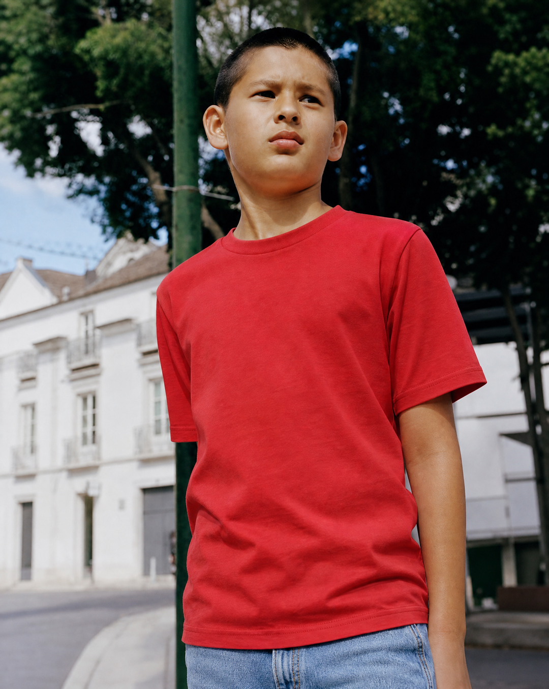 NONBRANDED YOUTH  SHORT SLEEVE BASIC TSHIRT