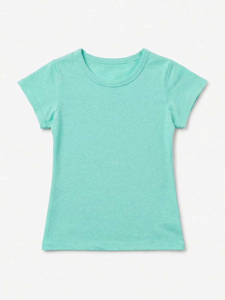 Toddler Girls Basic Stretch Tee