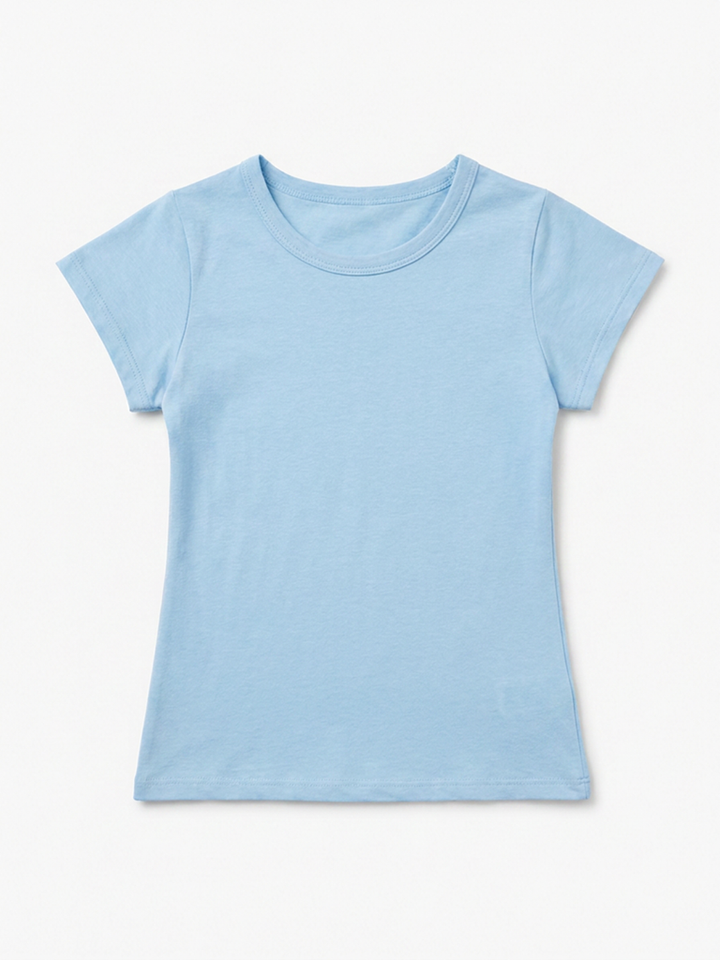 Toddler Girls Basic Stretch Tee