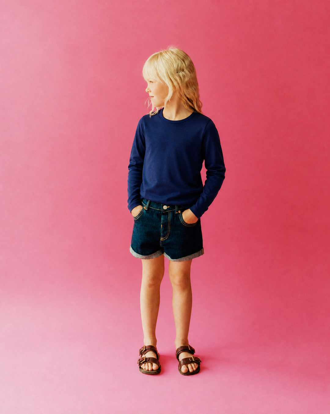 Toddler Girls LS Basic Tee