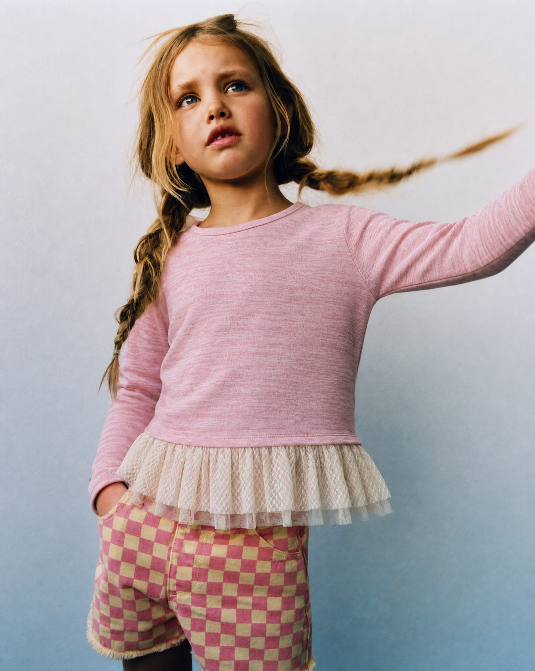 Toddler Girls LS Sweater Knit