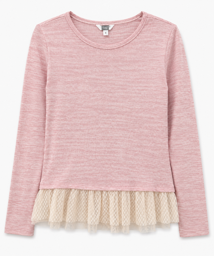 Toddler Girls LS Sweater Knit