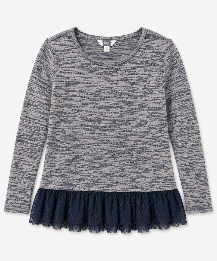 Toddler Girls LS Sweater Knit