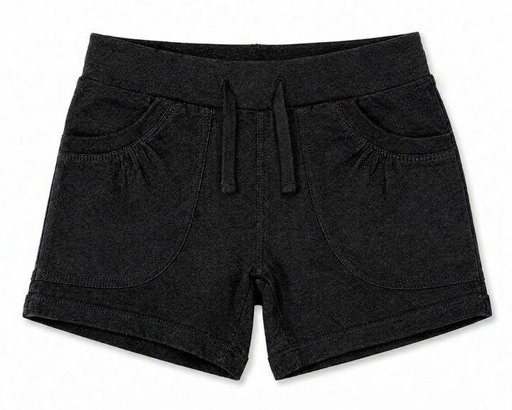 Toddler Girls Knit Denim Shorts