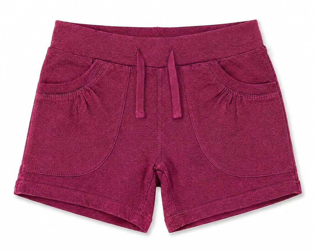 Toddler Girls Knit Denim Shorts