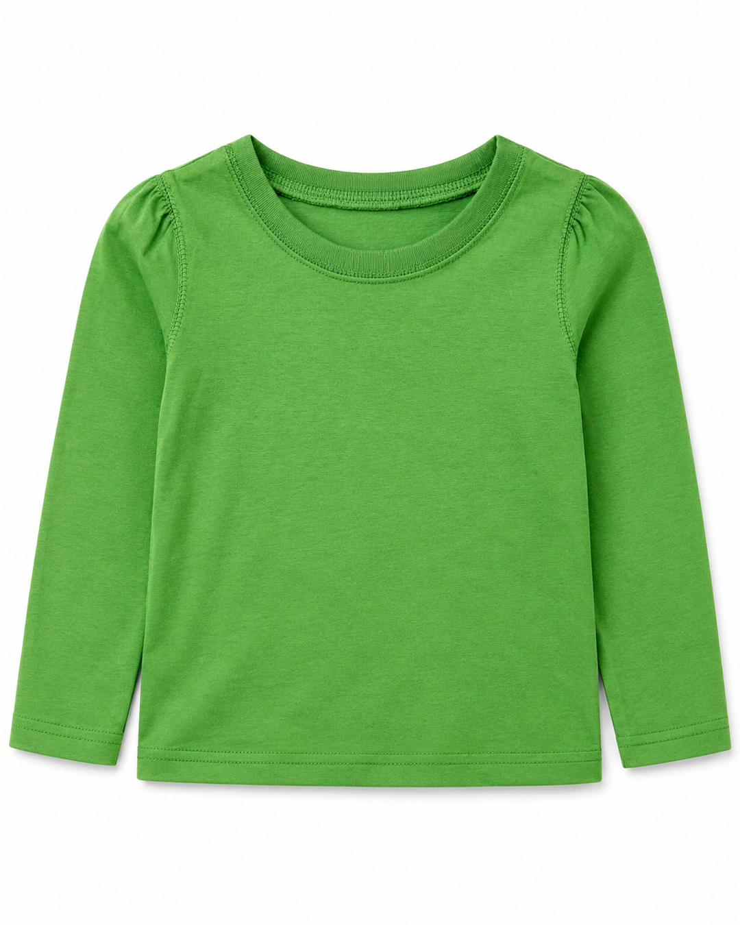 Toddler Girls Ruched Shoulder LS Tee