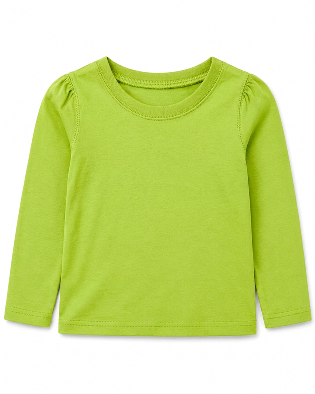 Toddler Girls Ruched Shoulder LS Tee