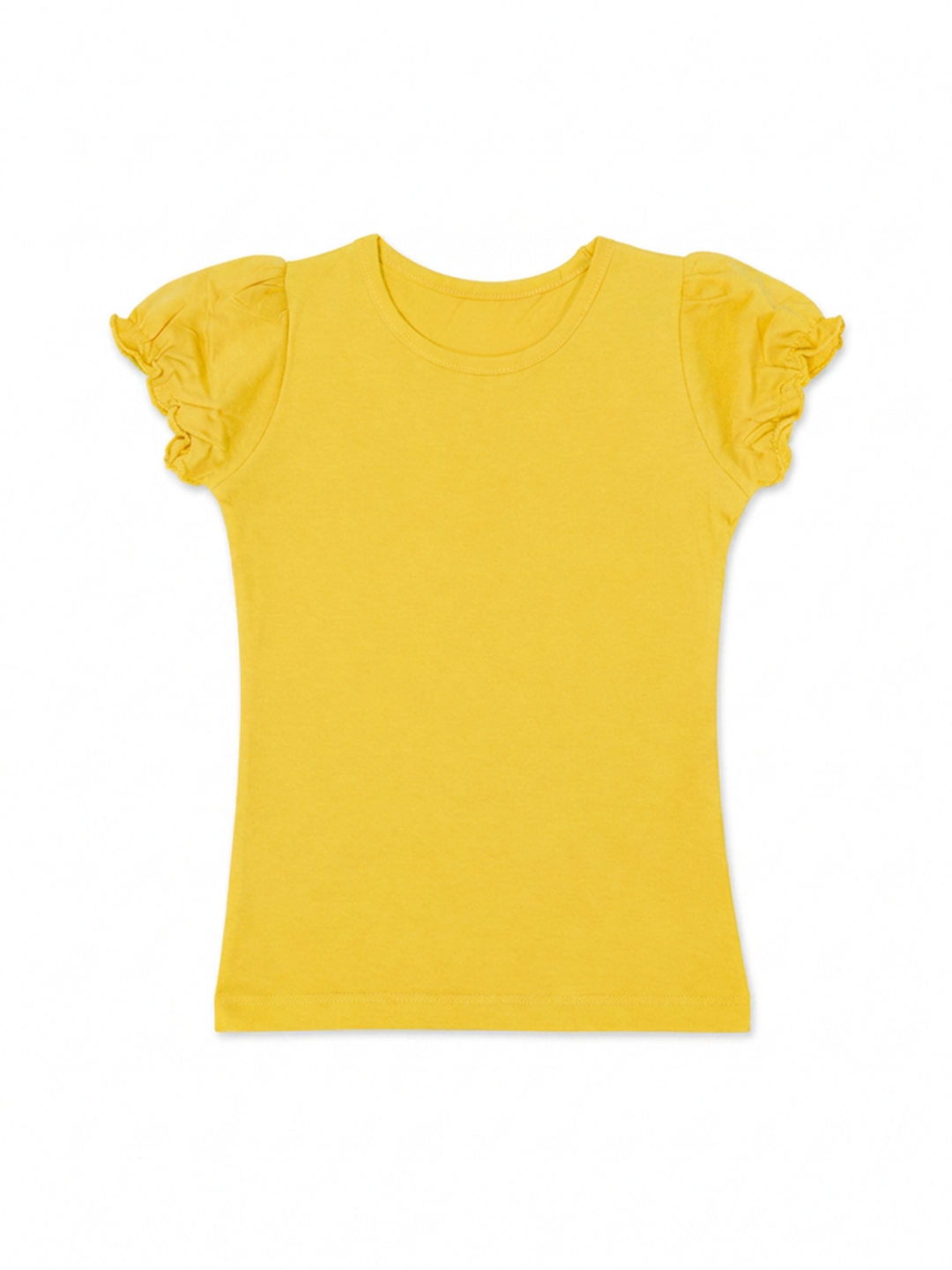 Toddler Girls Ruched Sleeve Tee