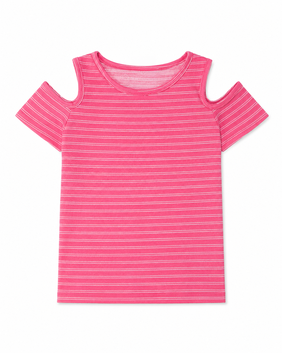 Toddler Girls Off-Shoulder Cut-Out Tee