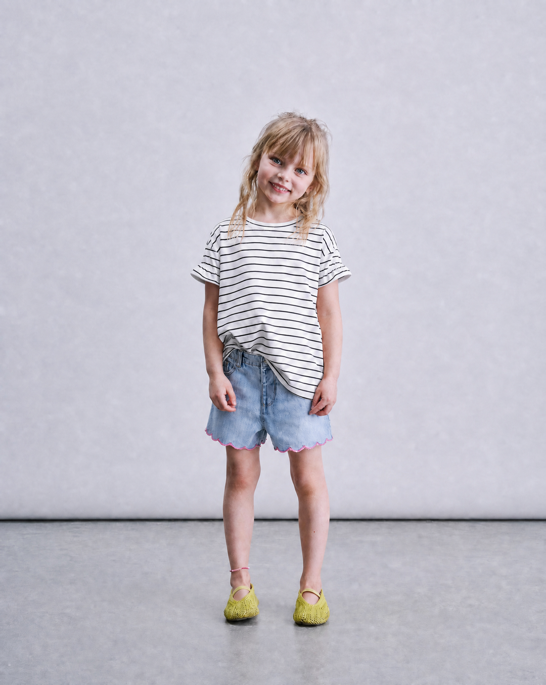 Toddler Girls Stripe Tee