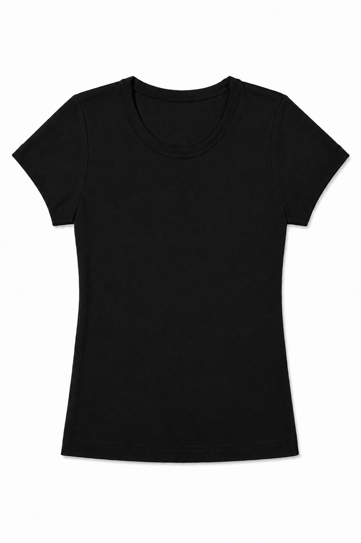 NONBRANDED YOUTH GIRLS SS RIB TEE