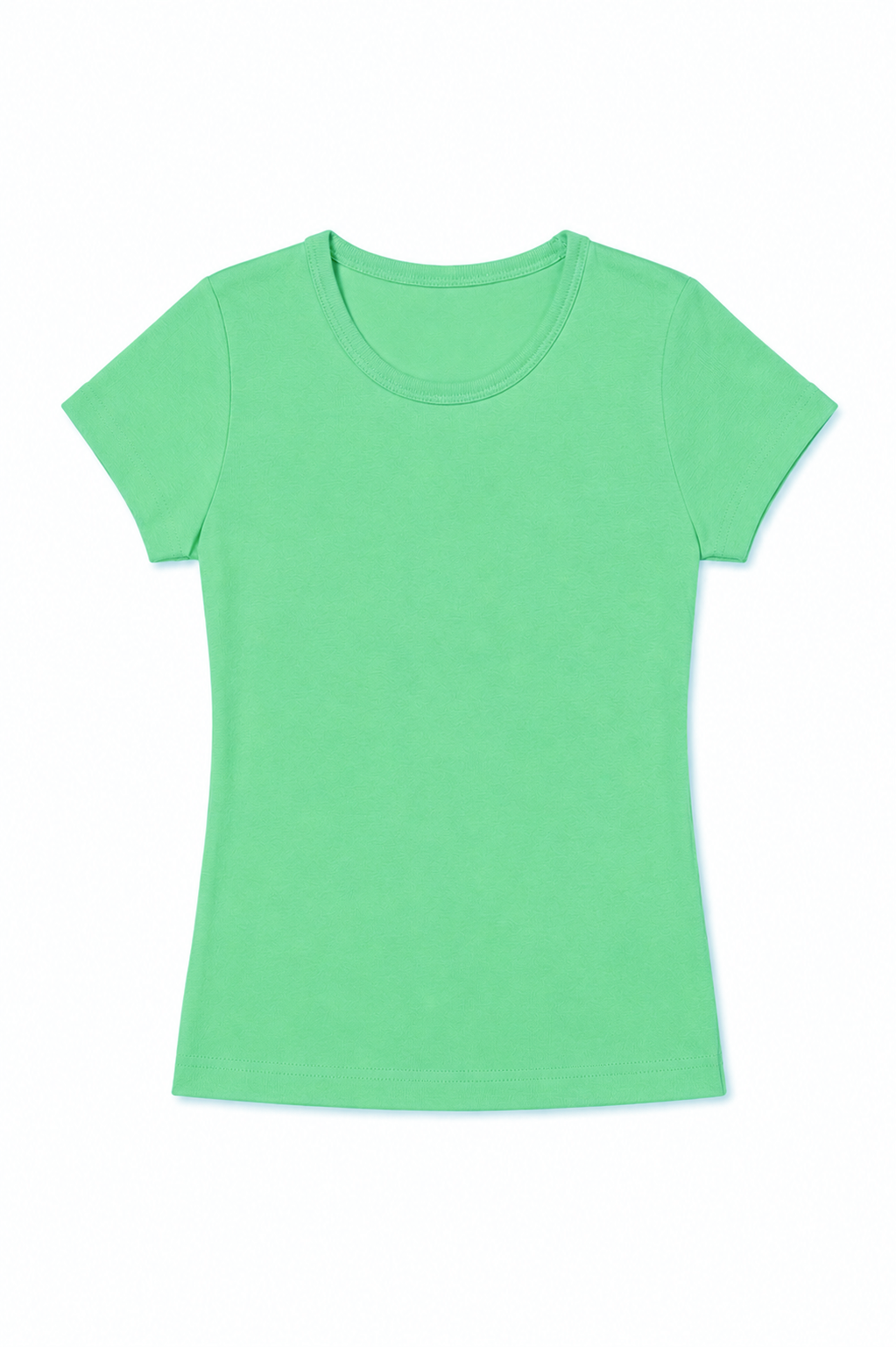 NONBRANDED YOUTH GIRLS SS RIB TEE