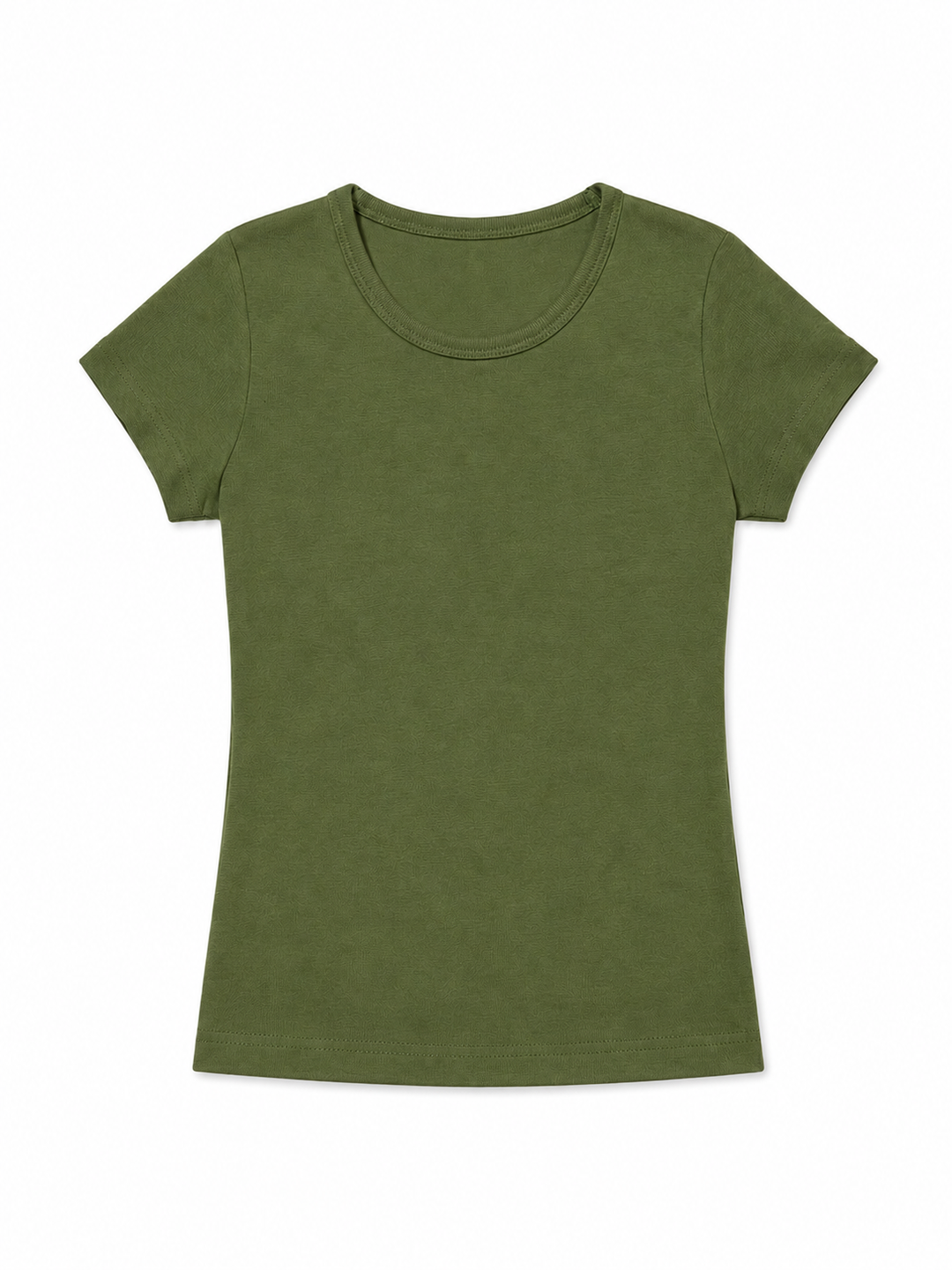 NONBRANDED YOUTH GIRLS SS RIB TEE