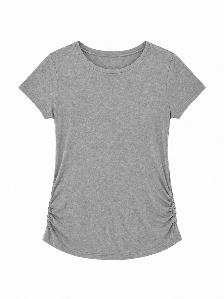 Youth Girls Side Ruching Tee