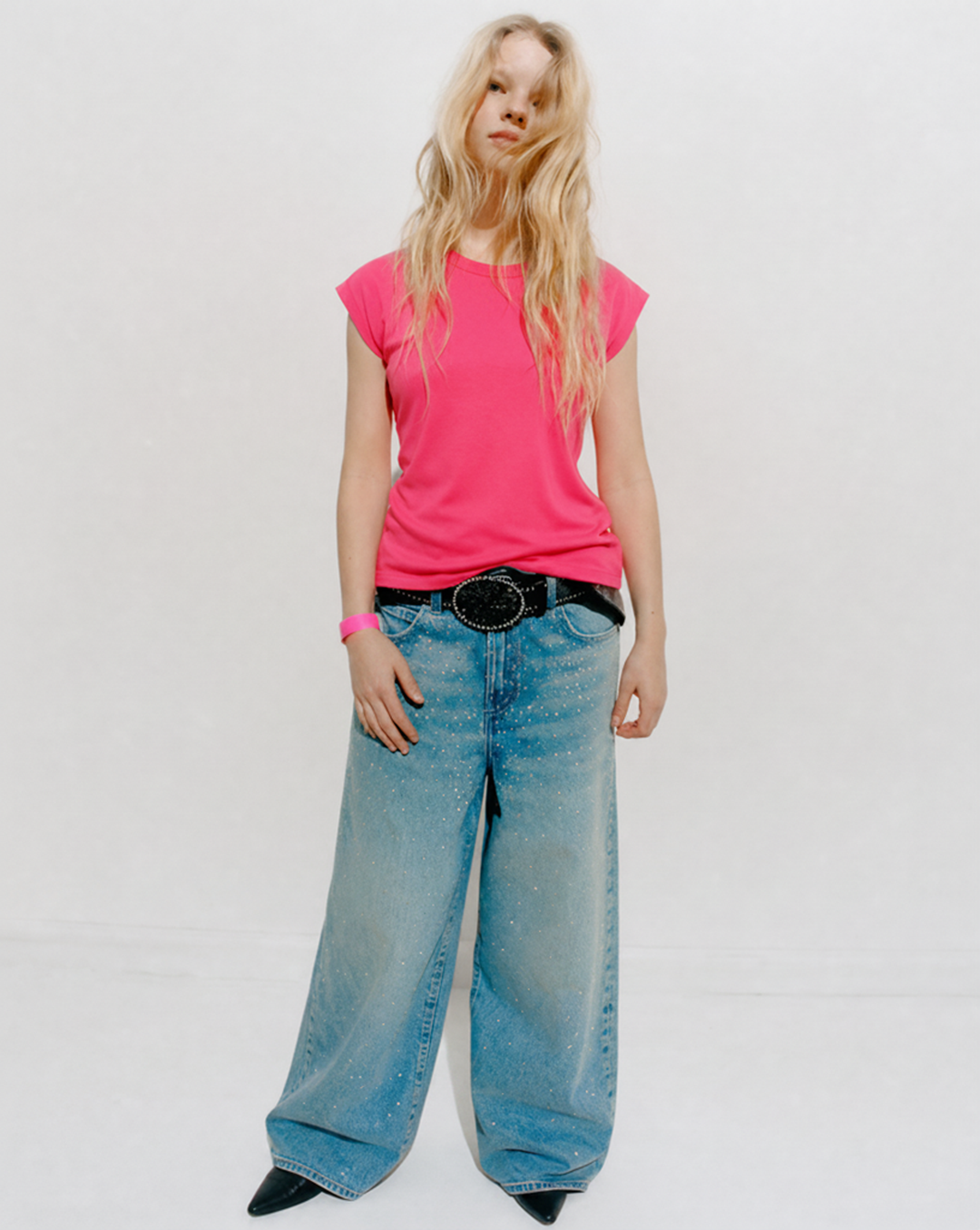 NONBRANDED YOUTH GIRLS SLEEVELESS TEE