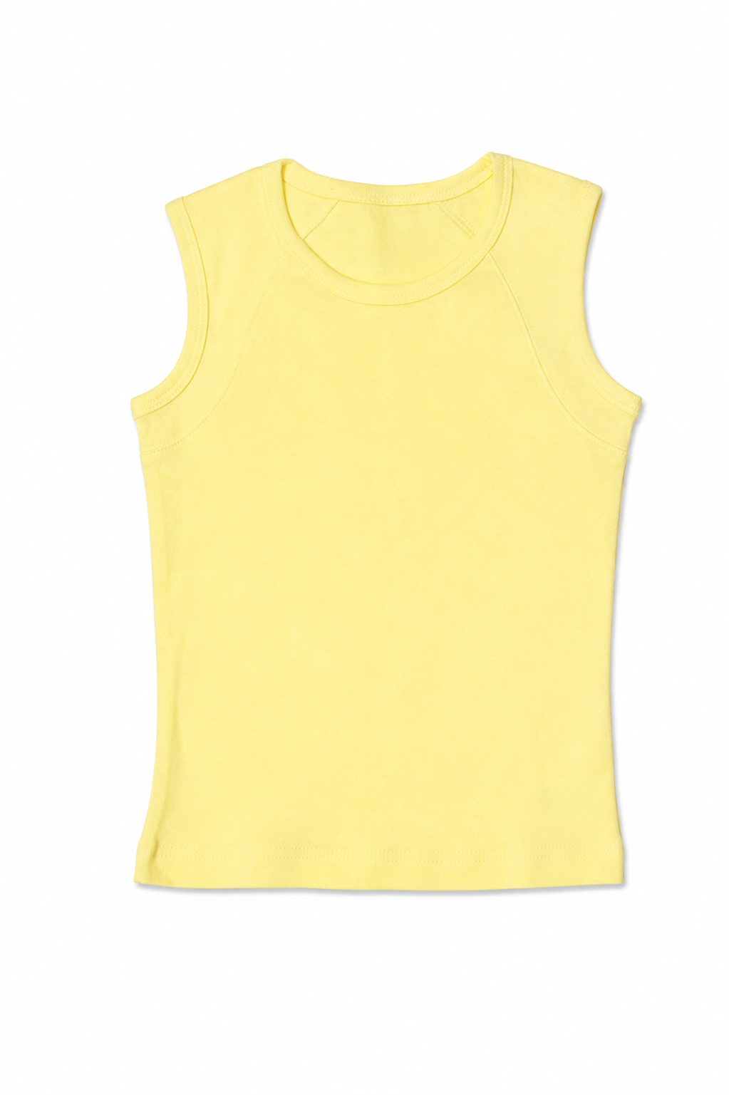 NONBRANDED YOUTH GIRLS 1X1 RIB TANKTOP