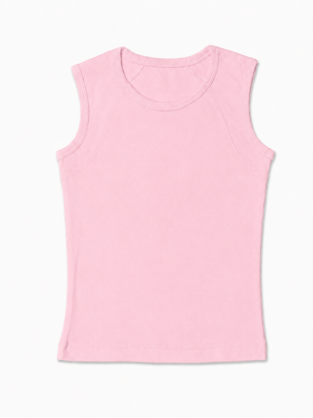 NONBRANDED YOUTH GIRLS 1X1 RIB TANKTOP