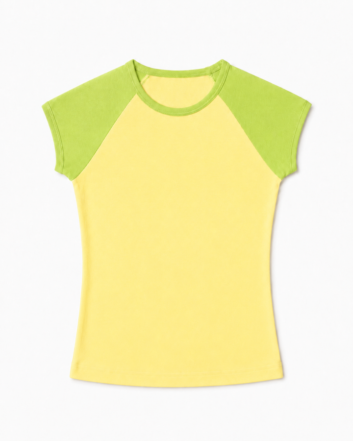 Youth Girls 2-Tone Sleeveless Rib Tank