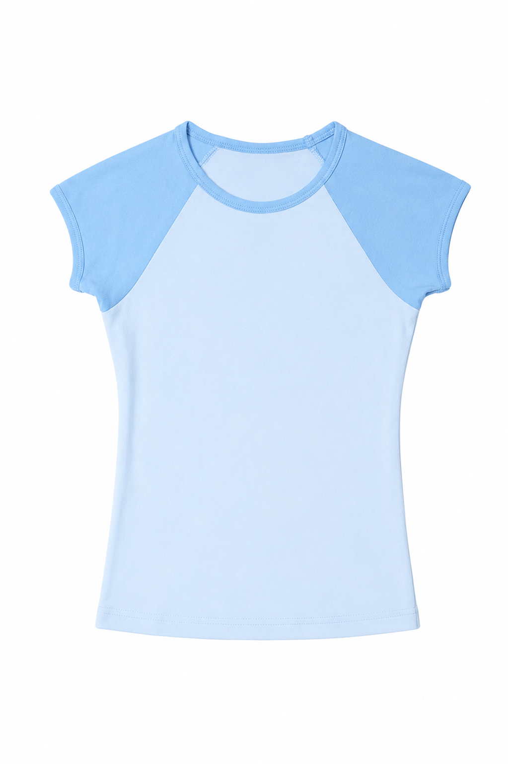 Youth Girls 2-Tone Sleeveless Rib Tank